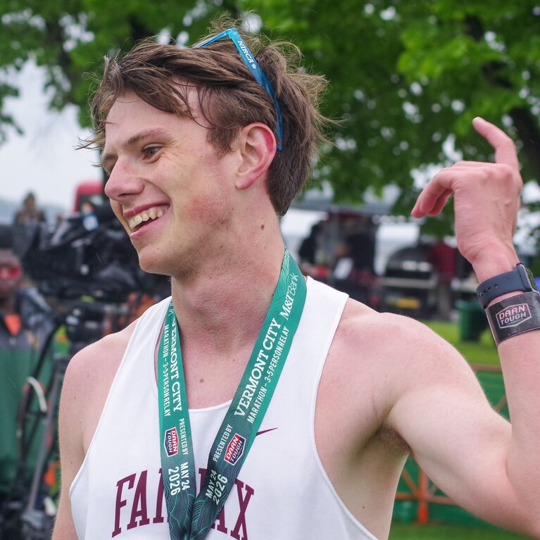Runner at Finish